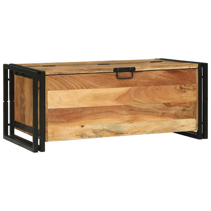 vidaXL Coffee Table Brown 90 x 50 x 38 cm Solid Acacia Wood