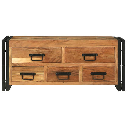 vidaXL Coffee Table Brown 90 x 50 x 38 cm Solid Acacia Wood