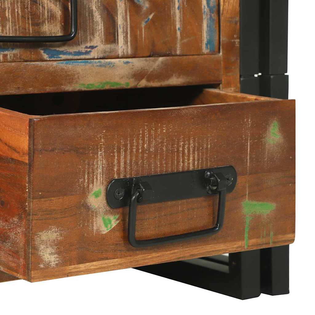 vidaXL Coffee Table Multicolour 90 x 50 x 38 cm Solid Reclaim Wood