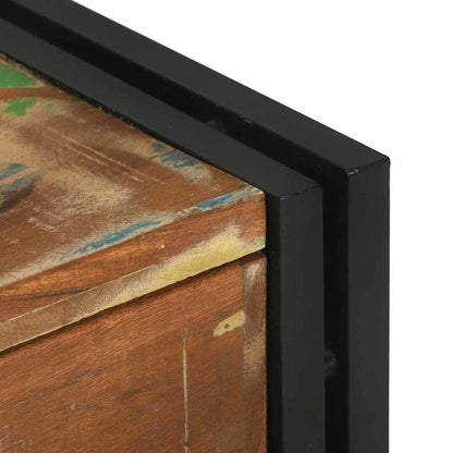 vidaXL Coffee Table Multicolour 90 x 50 x 38 cm Solid Reclaim Wood