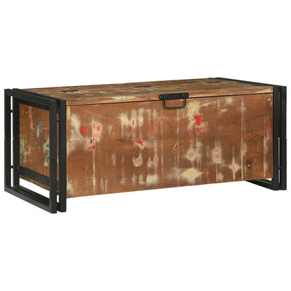 vidaXL Coffee Table Multicolour 90 x 50 x 38 cm Solid Reclaim Wood