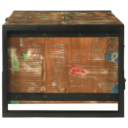 vidaXL Coffee Table Multicolour 90 x 50 x 38 cm Solid Reclaim Wood
