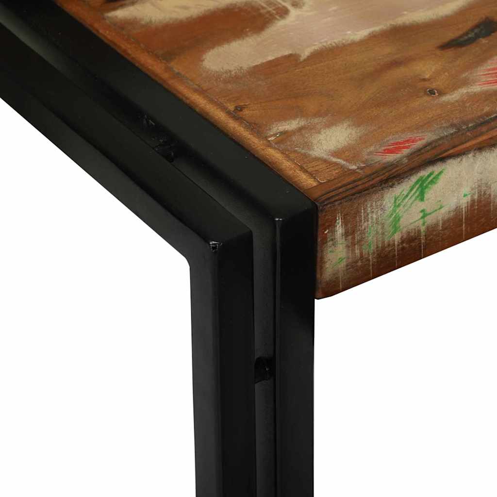vidaXL Nesting Table 3 pcs Solid Reclaim Wood and Metal