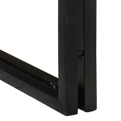 vidaXL Nesting Table 3 pcs Solid reclaim Wood and Metal