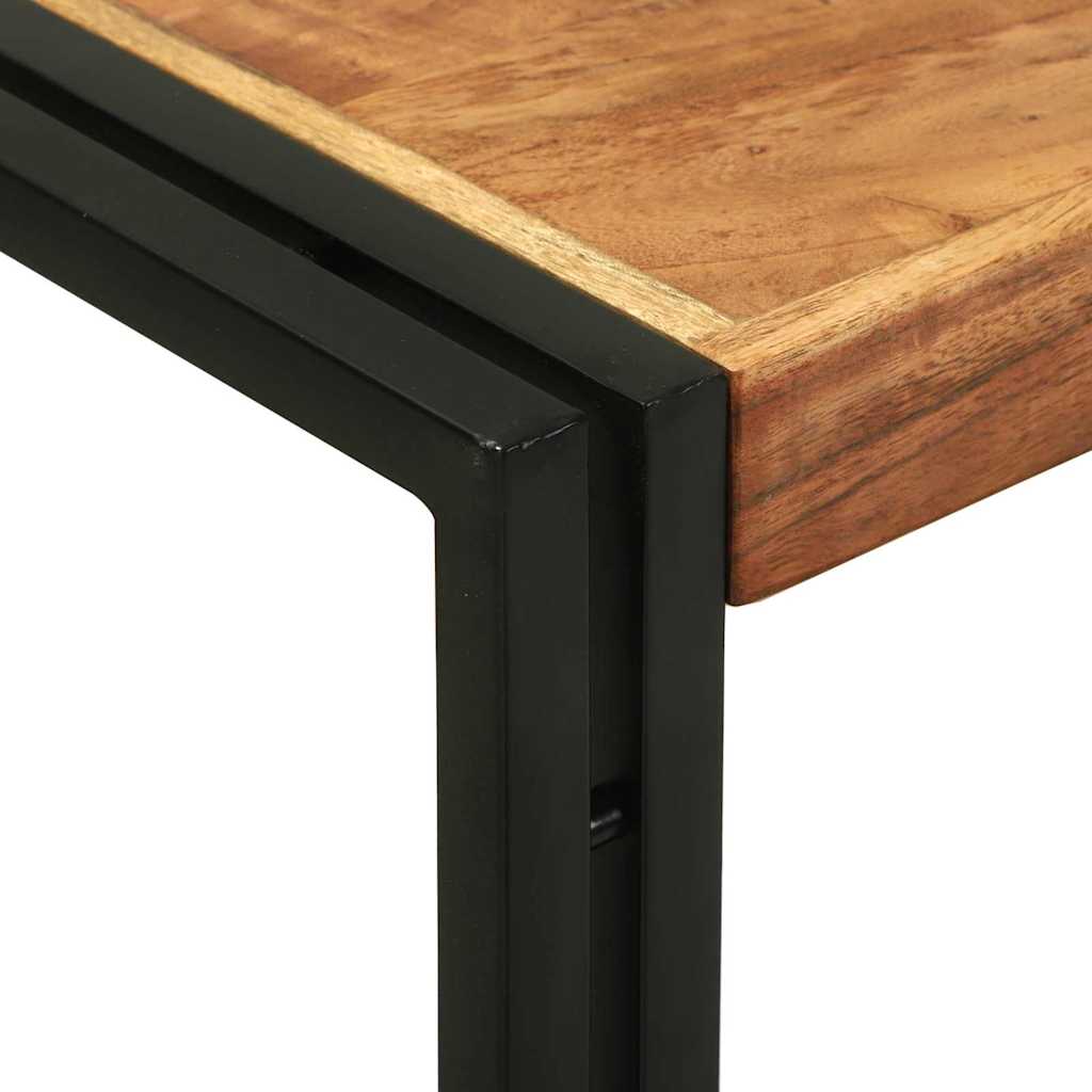 vidaXL Console Table Brown 120 x 33 x 75 cm Solid Acacia Wood