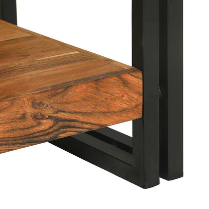 vidaXL Console Table Brown 120 x 33 x 75 cm Solid Acacia Wood