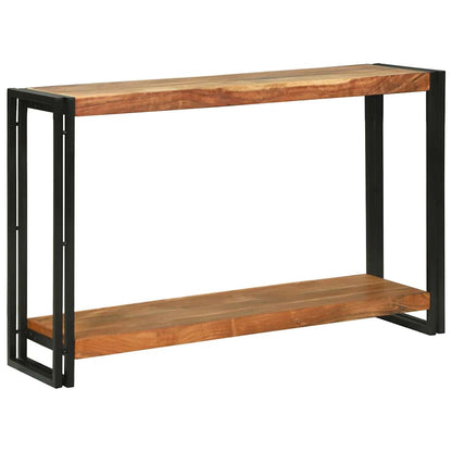 vidaXL Console Table Brown 120 x 33 x 75 cm Solid Acacia Wood