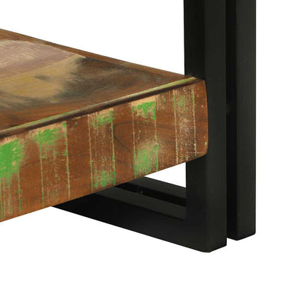vidaXL Console Table Multicolour 120 x 33 x 75 cm Solid Reclaim Wood