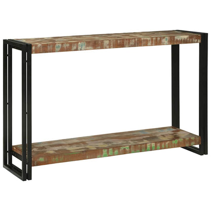 vidaXL Console Table Multicolour 120 x 33 x 75 cm Solid Reclaim Wood