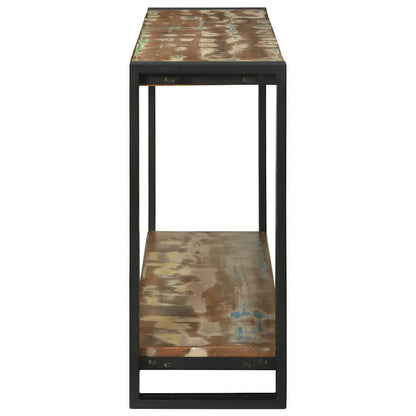 vidaXL Console Table Multicolour 120 x 33 x 75 cm Solid Reclaim Wood