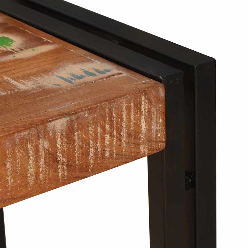 vidaXL Console Table Multicolour 90 x 33 x 75 cm Solid Reclaim Wood