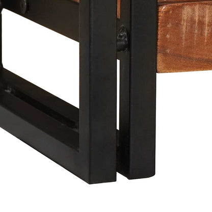 vidaXL Console Table Multicolour 90 x 33 x 75 cm Solid Reclaim Wood