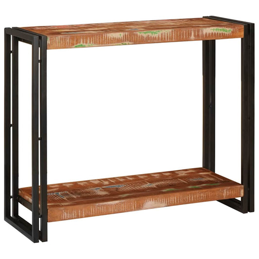 vidaXL Console Table Multicolour 90 x 33 x 75 cm Solid Reclaim Wood