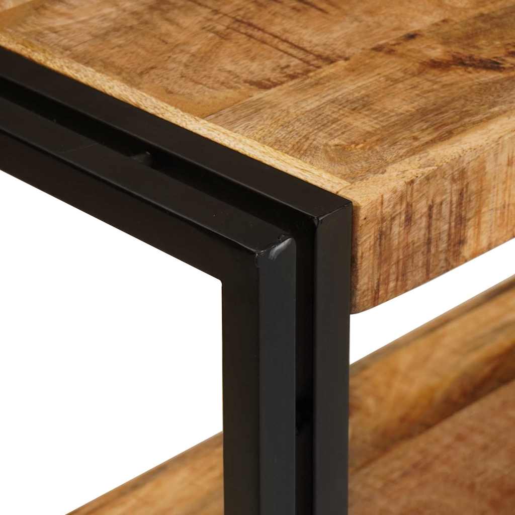 vidaXL Console Table Brown 160 x 33 x 75 cm Solid Mango Wood