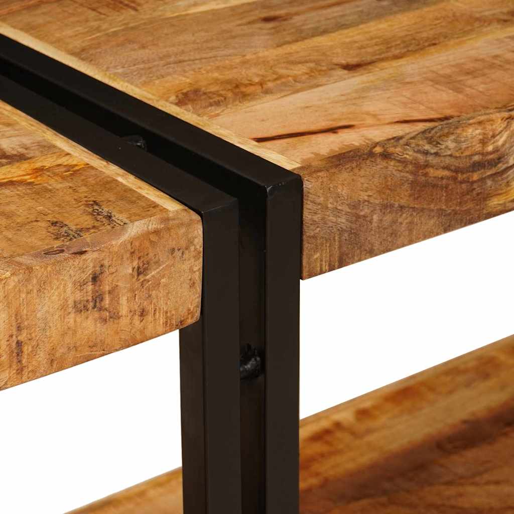 vidaXL Console Table Brown 160 x 33 x 75 cm Solid Mango Wood
