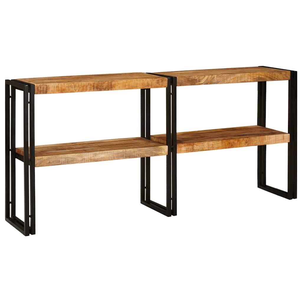 vidaXL Console Table Brown 160 x 33 x 75 cm Solid Mango Wood