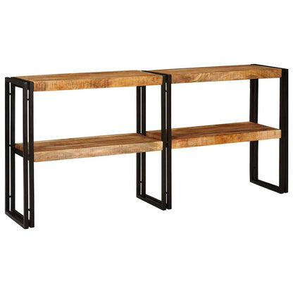 vidaXL Console Table Brown 160 x 33 x 75 cm Solid Mango Wood