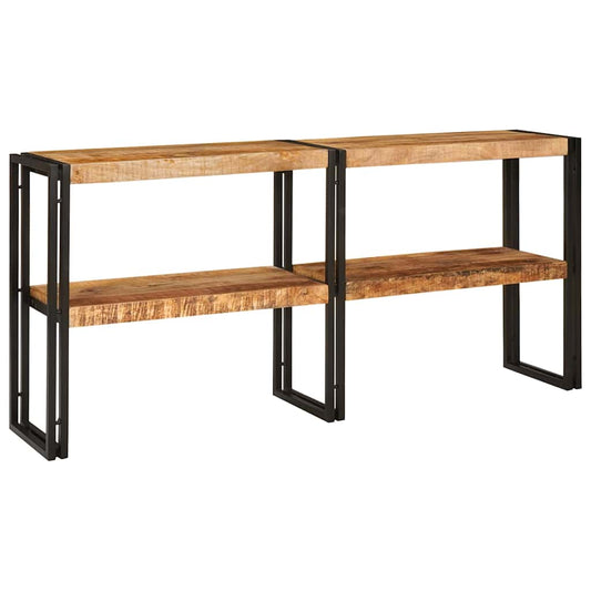 vidaXL Console Table Brown 160 x 33 x 75 cm Solid Mango Wood