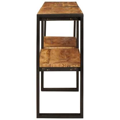 vidaXL Console Table Brown 160 x 33 x 75 cm Solid Mango Wood