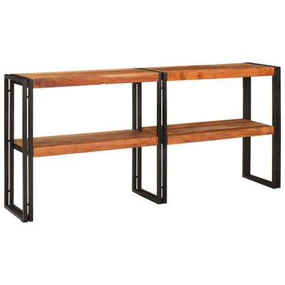 vidaXL Console Table Brown 160 x 33 x 75 cm Solid Acacia Wood