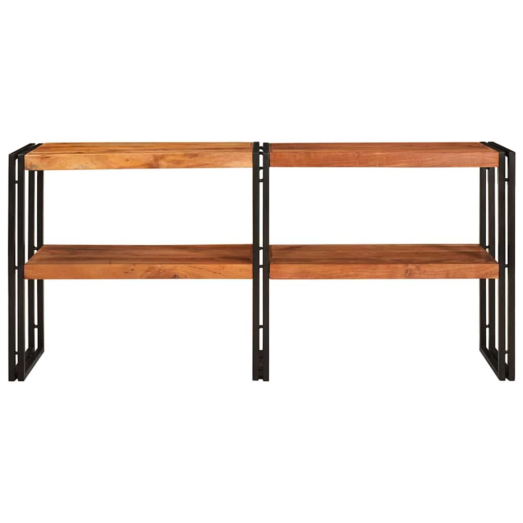 vidaXL Console Table Brown 160 x 33 x 75 cm Solid Acacia Wood