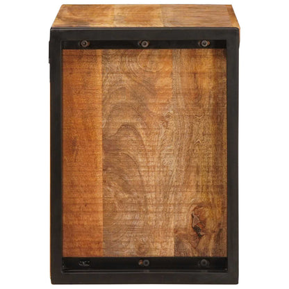 vidaXL Wine Rack Brown 60 x 45 x 33 cm Solid Rough Mango Wood