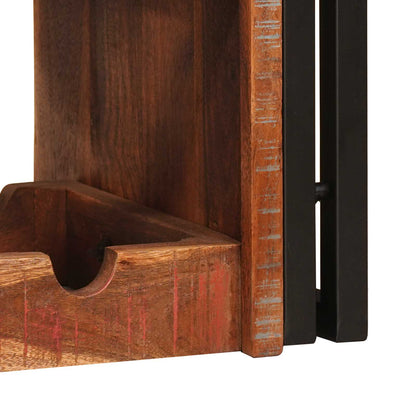 vidaXL Wine Rack Brown 60 x 45 x 33 cm Solid Reclaimed Wood