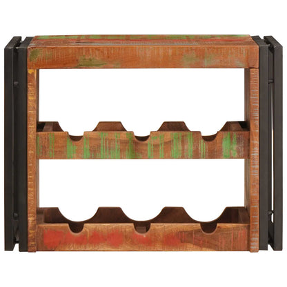 vidaXL Wine Rack Brown 60 x 45 x 33 cm Solid Reclaimed Wood