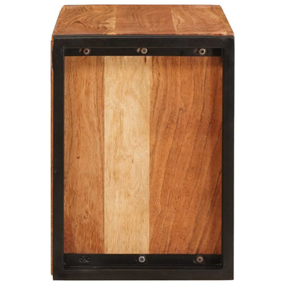 vidaXL Wine Rack Brown 80 x 45 x 33 cm Solid Acacia Wood