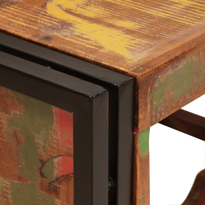 vidaXL Wine Rack Brown 80 x 45 x 33 cm Solid Reclaimed Wood