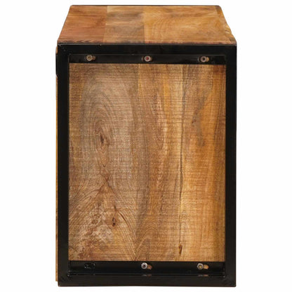 vidaXL Wine Rack Brown 100 x 45 x 33 cm Solid Rough Mango Wood