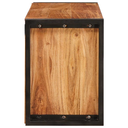 vidaXL Wine Rack Brown 100 x 45 x 33 cm Solid Acacia Wood
