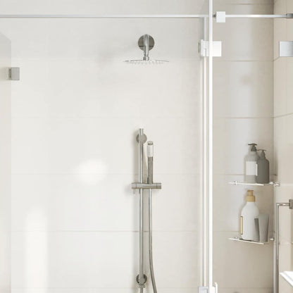 vidaXL Rain Shower Head Stainless Steel 304 20 cm Round
