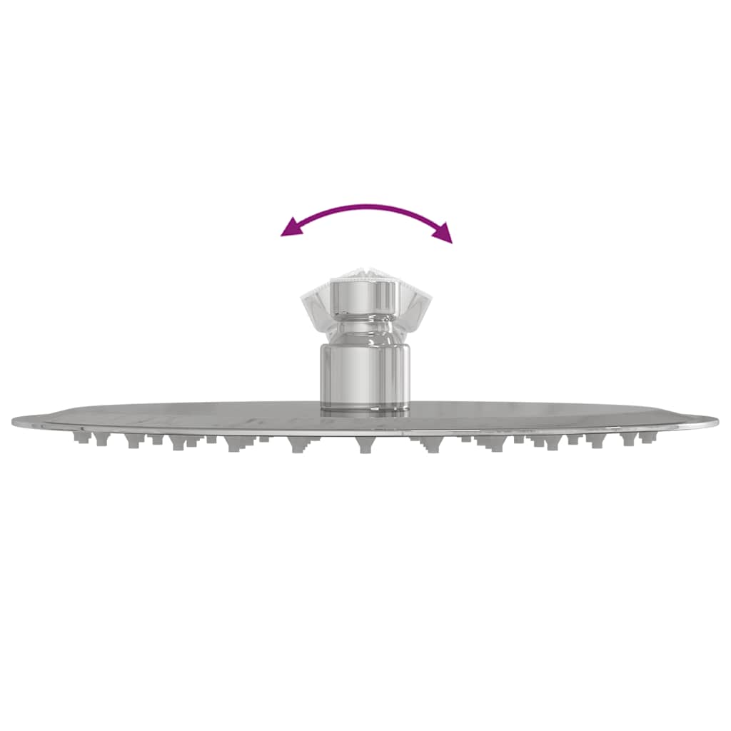 vidaXL Rain Shower Head Stainless Steel 304 20 cm Round