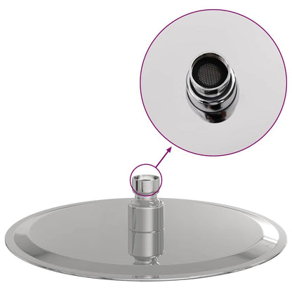 vidaXL Rain Shower Head Stainless Steel 304 20 cm Round