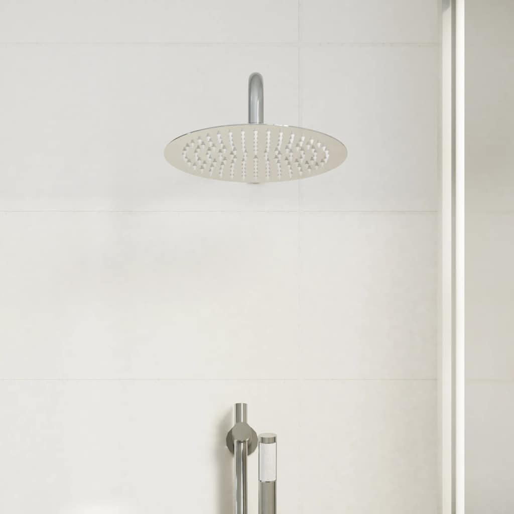vidaXL Rain Shower Head Stainless Steel 304 25 cm Round