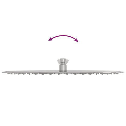 vidaXL Rain Shower Head Stainless Steel 304 40 cm Round