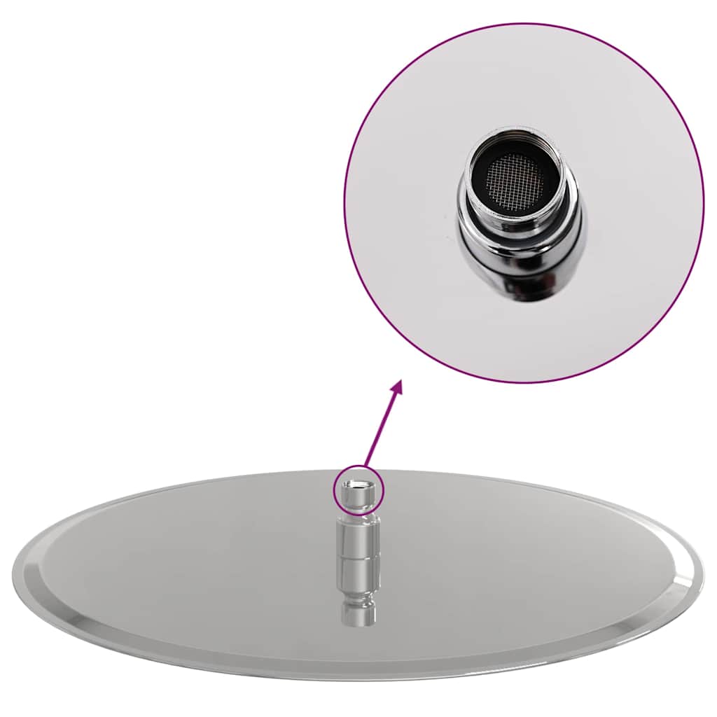 vidaXL Rain Shower Head Stainless Steel 304 40 cm Round