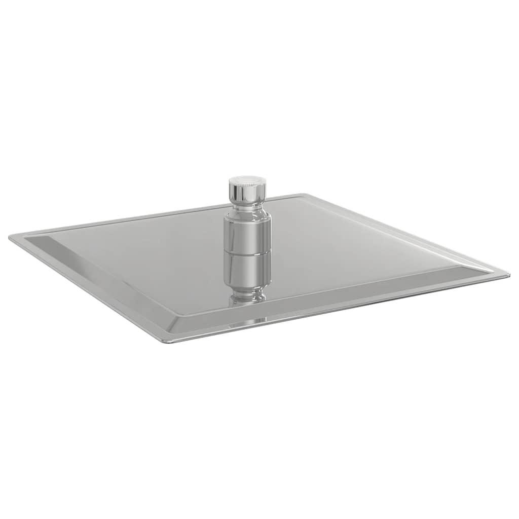 vidaXL Rain Shower Head Stainless Steel 304 20x20 cm Square