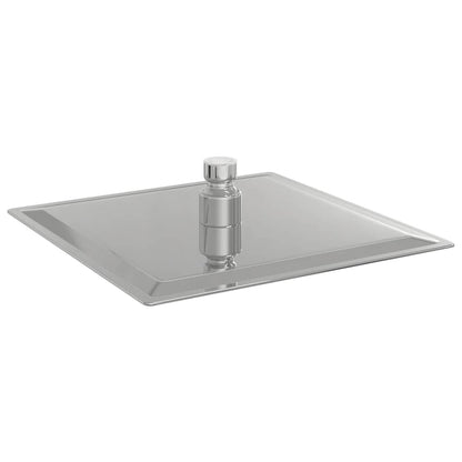 vidaXL Rain Shower Head Stainless Steel 304 20x20 cm Square