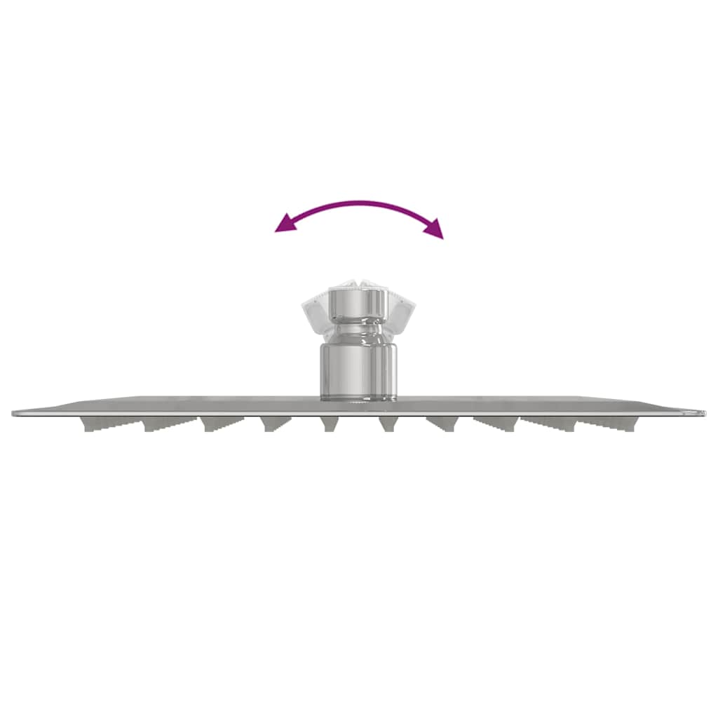 vidaXL Rain Shower Head Stainless Steel 304 20x20 cm Square