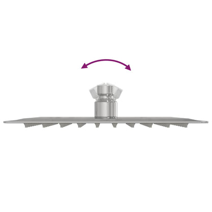 vidaXL Rain Shower Head Stainless Steel 304 20x20 cm Square