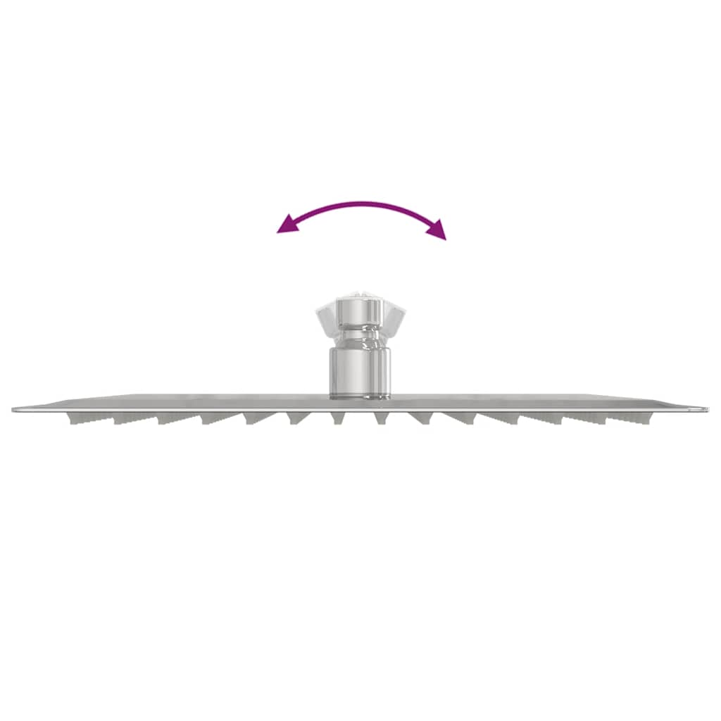 vidaXL Rain Shower Head Stainless Steel 304 25x25 cm Square
