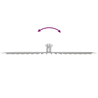 vidaXL Rain Shower Head Stainless Steel 304 40x40 cm Square