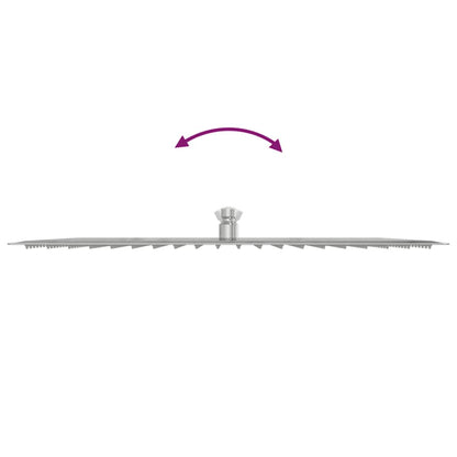 vidaXL Rain Shower Head Stainless Steel 304 50x50 cm Square