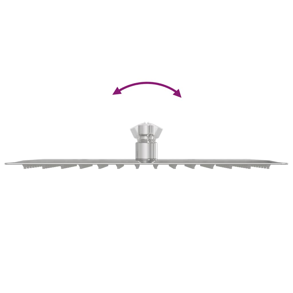 vidaXL Rain Shower Head Stainless Steel 304 30x20 cm Rectangular