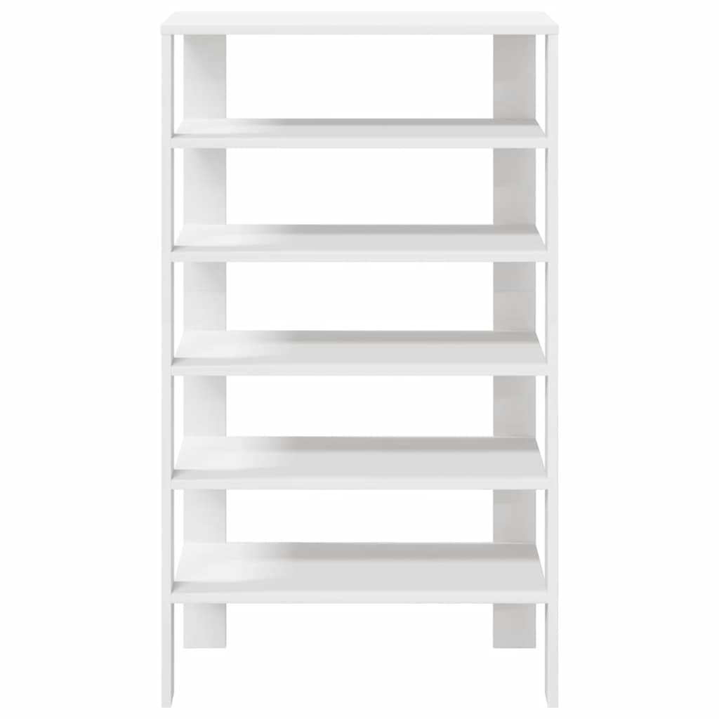 vidaXL Shoe Rack White 61x32x105 cm Engineered Wood