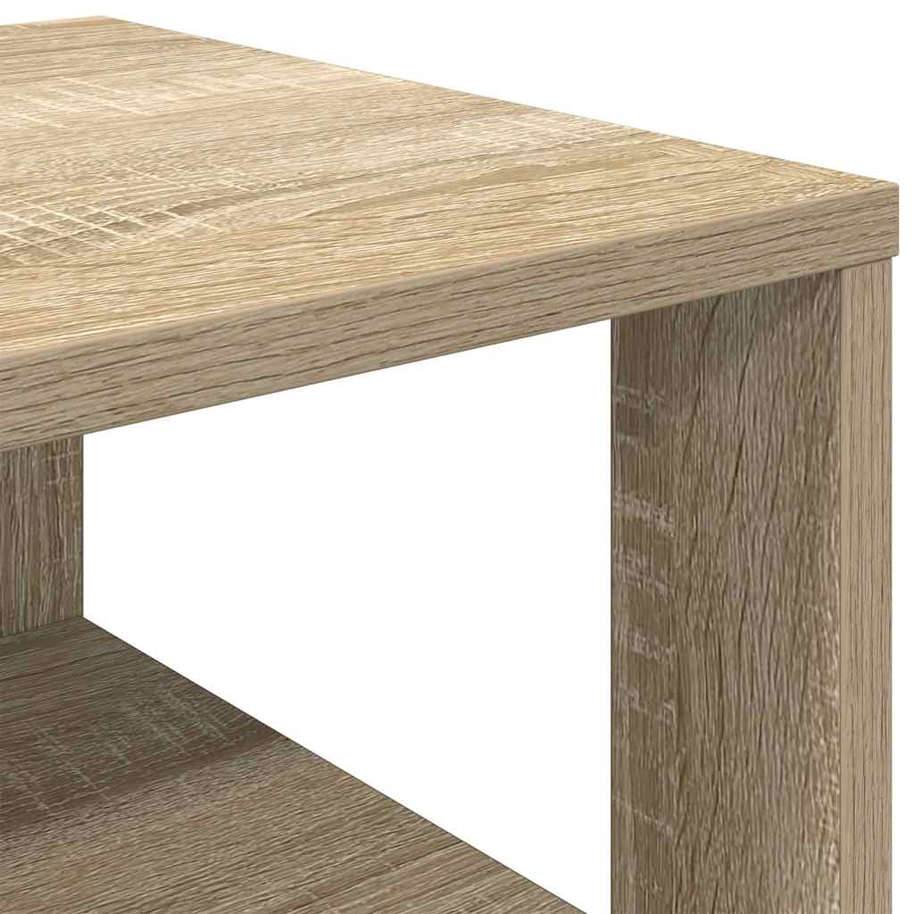 vidaXL Shoe Rack Sonoma Oak 61x32x105 cm Engineered Wood