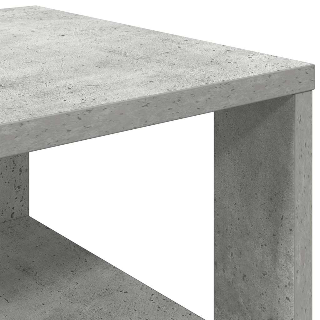 vidaXL Shoe Rack Concrete Oak 61x32x105 cm Engineered Wood