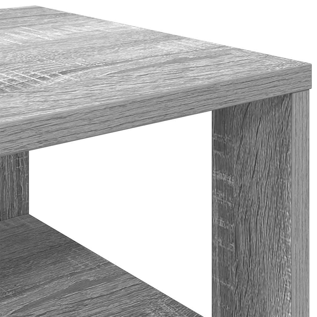vidaXL Shoe Rack Grey Sonoma 61x32x105 cm Engineered Wood